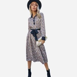 Sz.M-Zara Long Shirt Dress